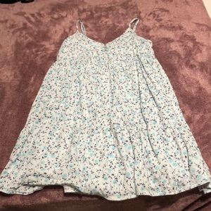 flower baby blue dress size medium